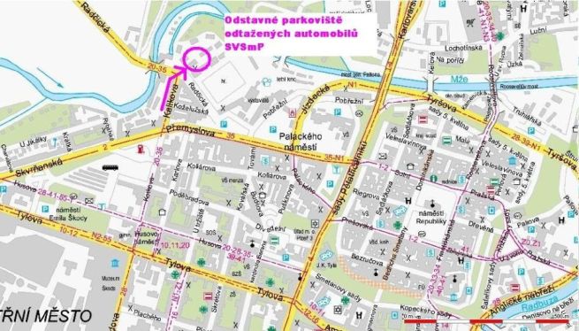 ParkovištěOdtažVozidel_MAPA ParkovištěOdtažVozidel_MAPA