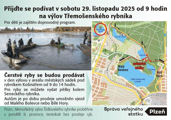 Z251113_VYLOV Tremosenskeho rybniku_PlakatA4_byRAMAP_FIN-SVS++